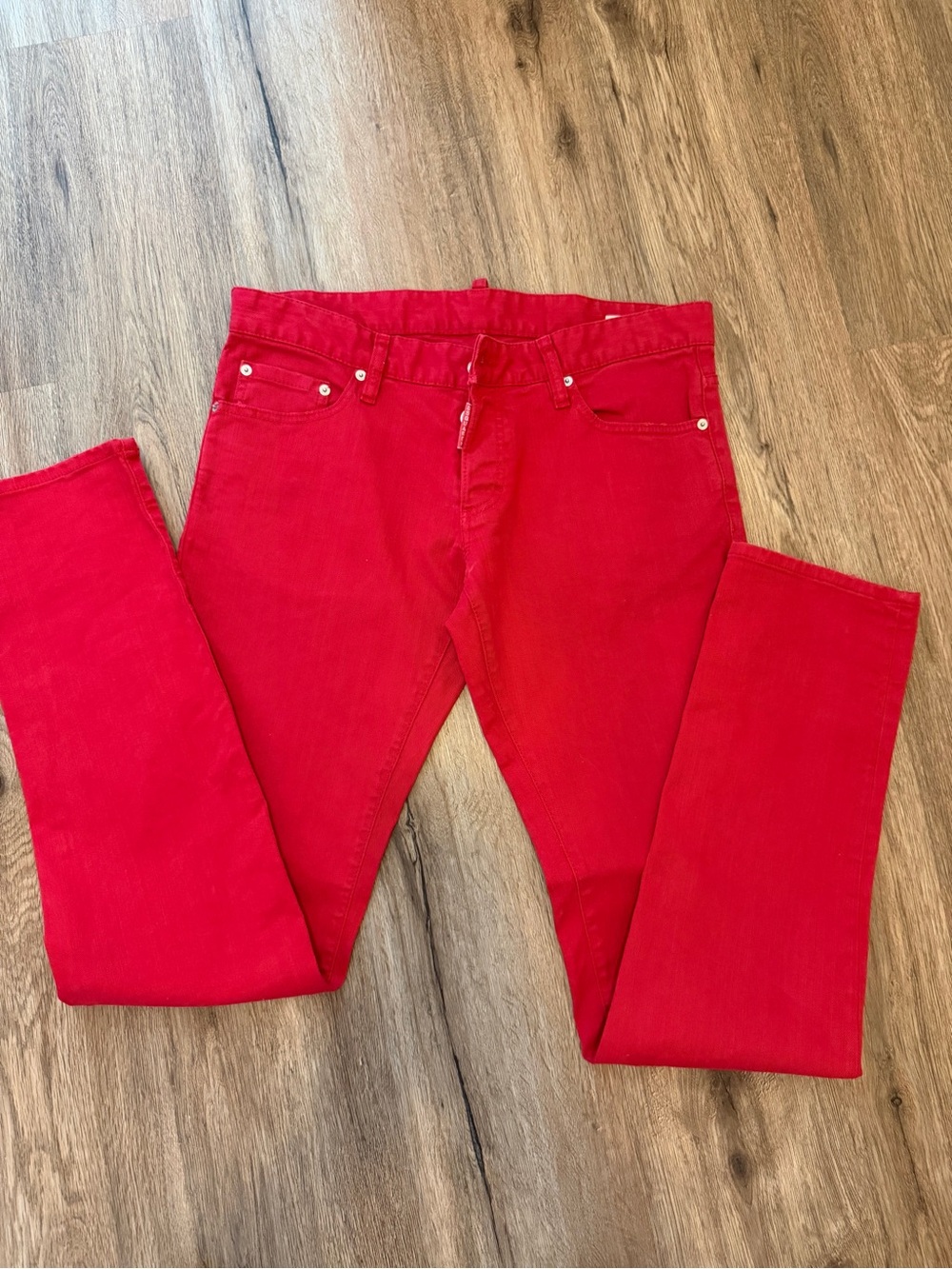Women’s DSQUARED2 Red Jeans Straight Leg